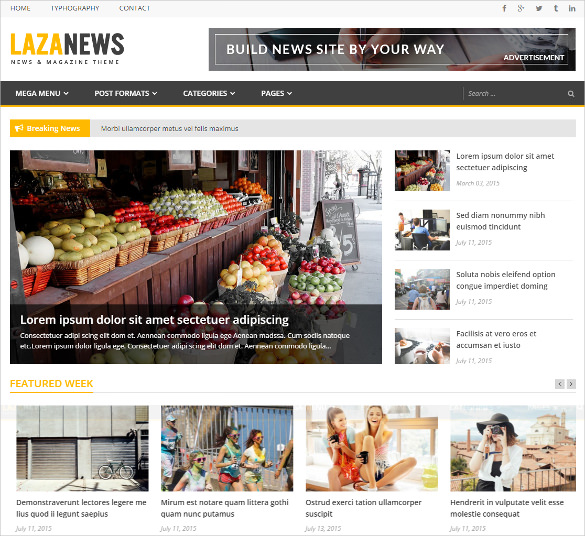 18+ Magazine Bootstrap Themes & Templates
