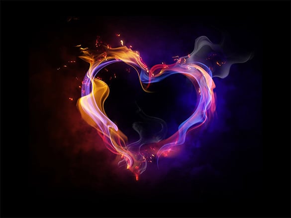 free download fire heart of love wallpaper for girls pc