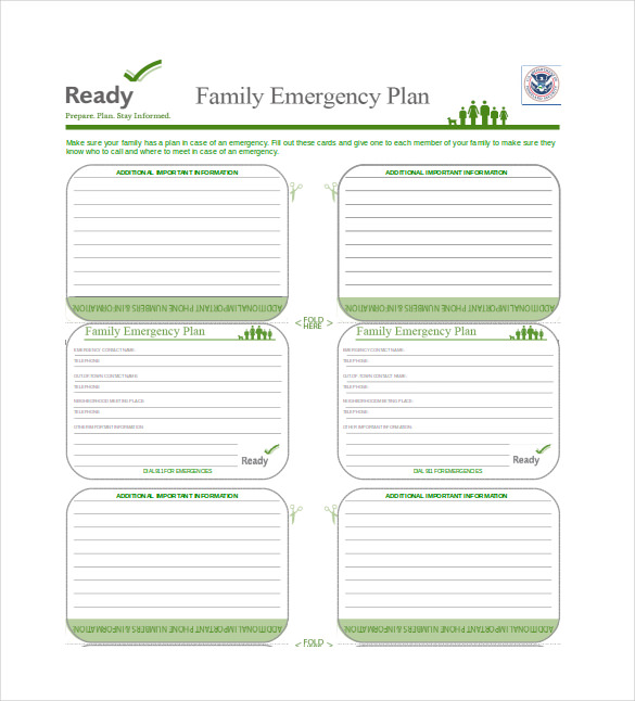 16+ Emergency Plan Templates - Free Sample, Example, Format Download ...