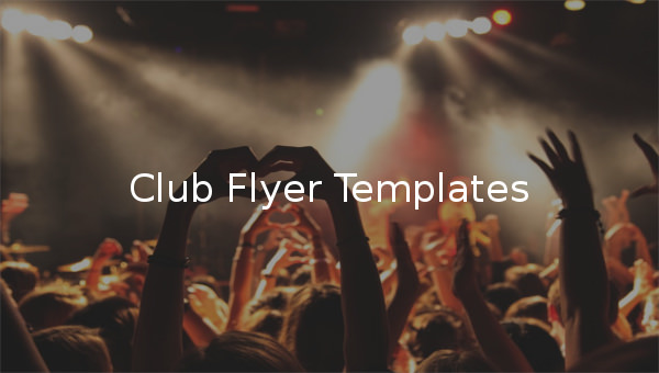 club flyer templates