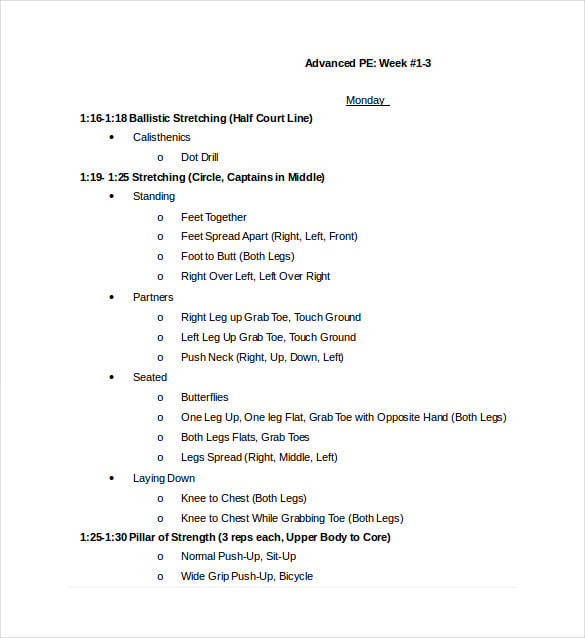 th to 8th grade girls basketball practice plan word format free download