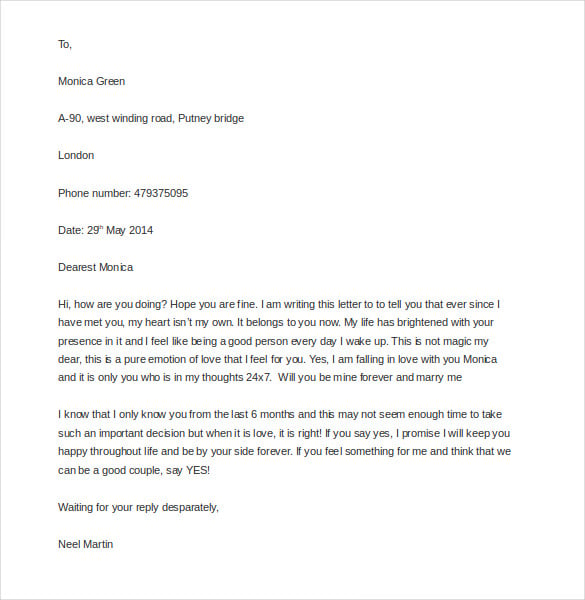 Online Love Letter Writing from images.template.net