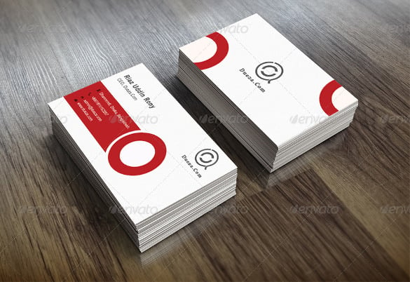 red-cheap-business-card