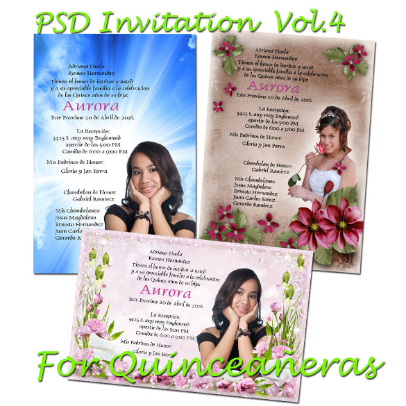 28+ Quinceanera Invitations Templates PSD, Vector EPS, AI, Word