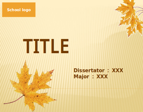 Fall Autumn 01 Powerpoint Template