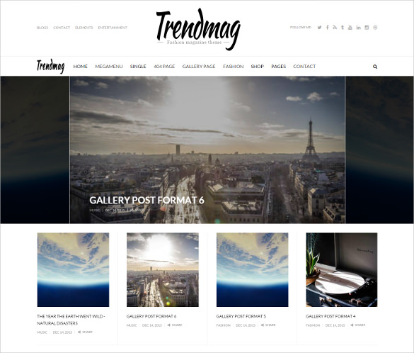 23+ News Blog Themes & Templates