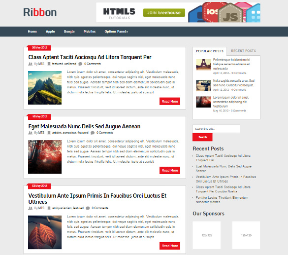 21+ Magazine HTML5 Themes & Templates