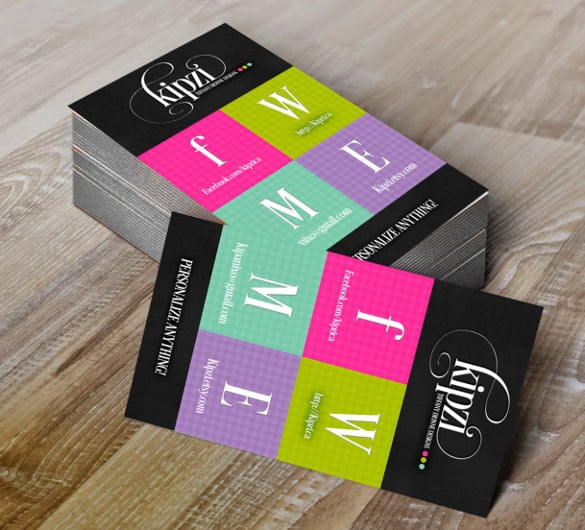 print at home business card template