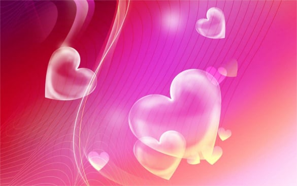 pink hearts backgrounds download for desktop free