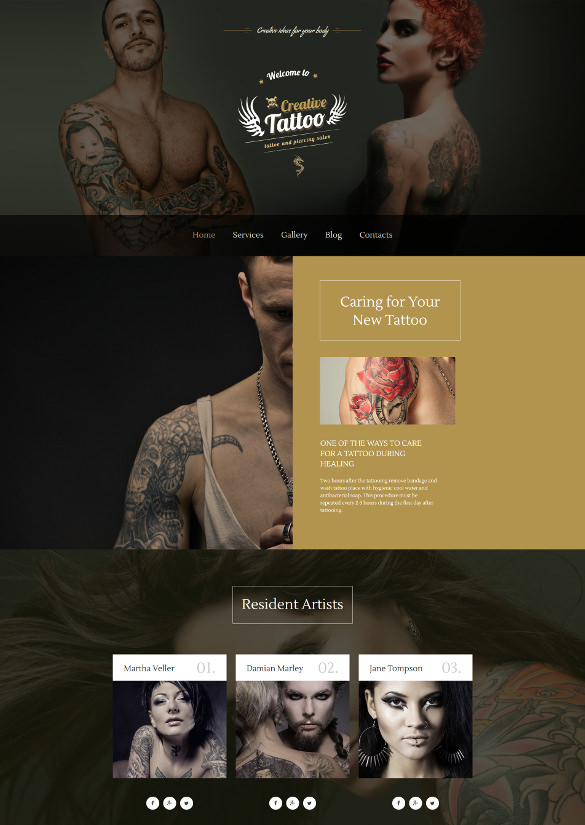 tattoo-salon-responsive-moto-cms-3-html5-template
