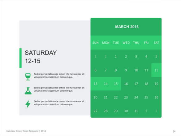 9 PowerPoint Calendar Templates Free Sample Example Format Downlaod 