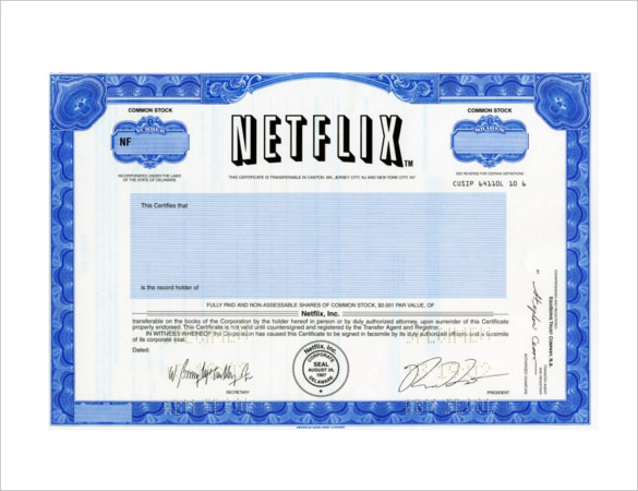 Netflix Gift Certificate Template 5 Free JPEG Documents Download 