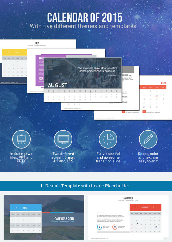 9+ PowerPoint Calendar Templates Free Sample, Example, Format Downlaod!