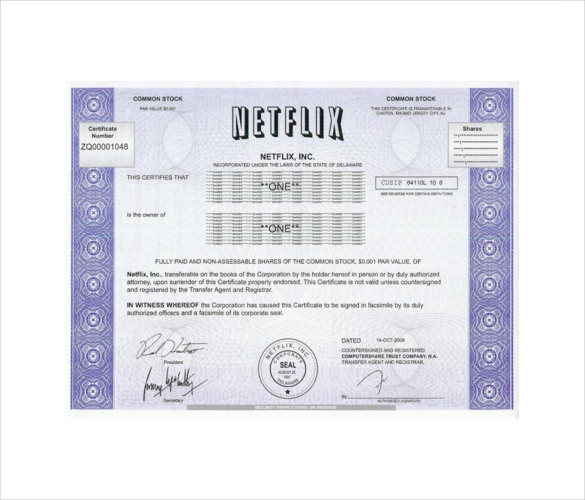 Netflix Gift Certificate Template 5 Free JPEG Documents Download 