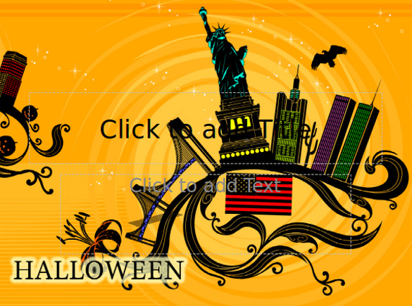 free halloween powerppoint template download