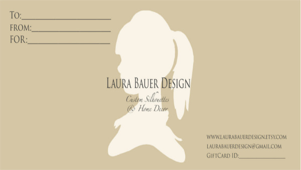 email gift certificate template