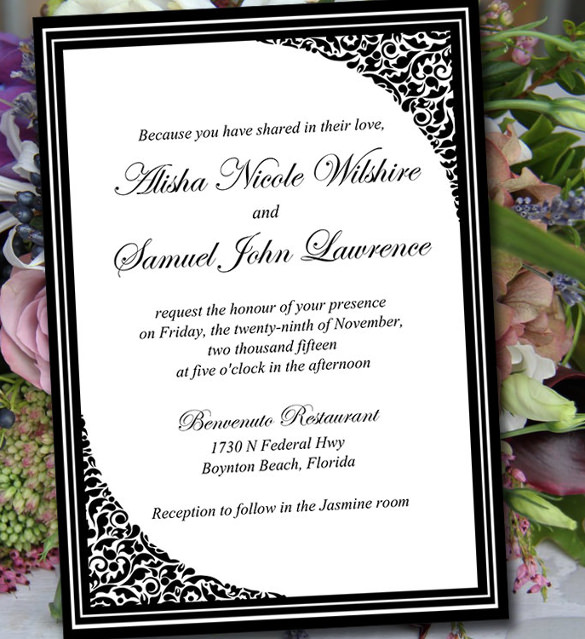 61+ Formal Invitation Templates PSD, Word, AI, Pages, InDesign