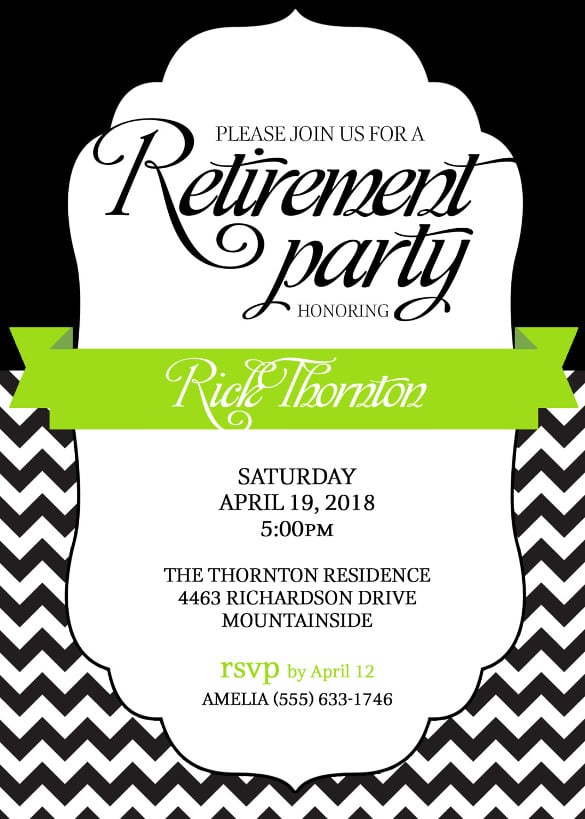 30+ Retirement Invitation Templates - PSD, AI, Word