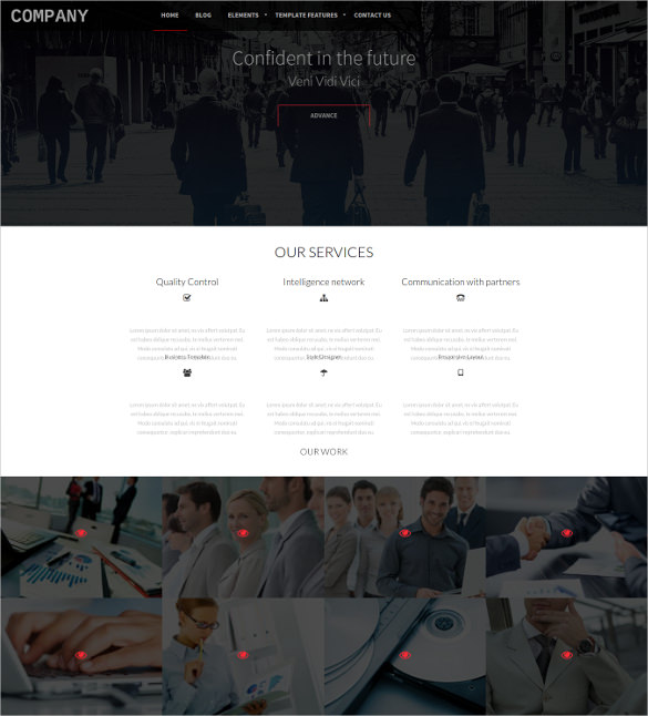 business company drupal mobile template