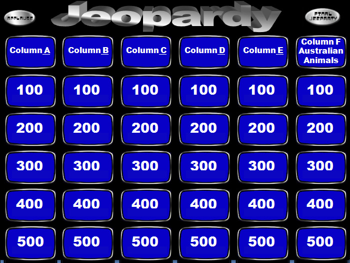 template for jeopardy game powerpoint