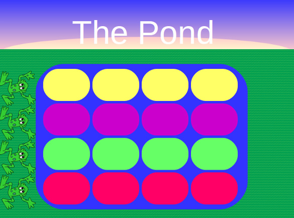 the pond jeopardy powerpoint template with sound sample