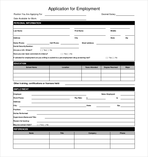 13+ Restaurant Application Templates - Free Sample, Example, Format