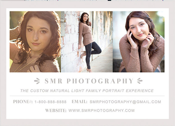 business card for photographers small business