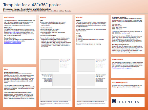 powerpoint academic poster template