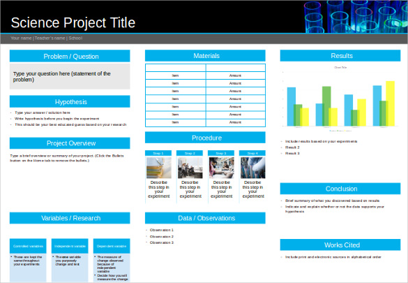 research poster template free download word