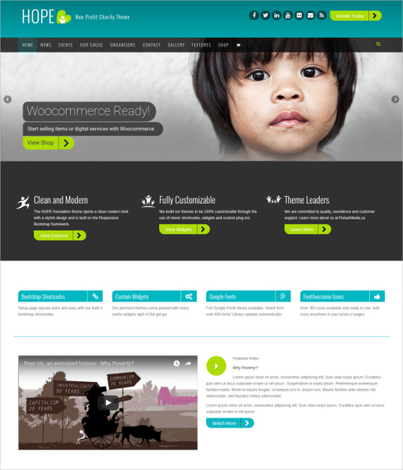 17+ Charity PHP Themes & Templates