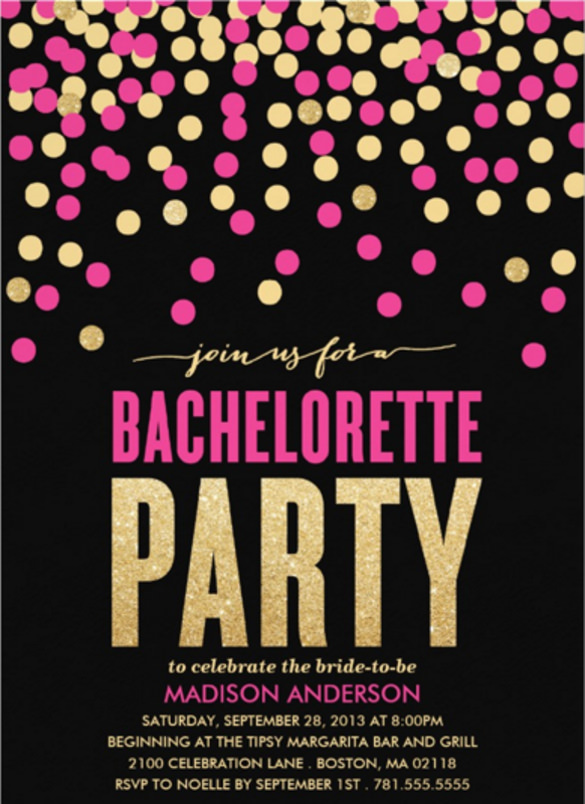 Free Printable Bachelorette Party Invitations Templates Free 