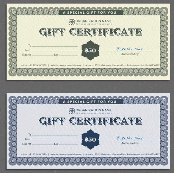 21 Restaurant Gift Certificate Templates Free Sample Example Format Download 