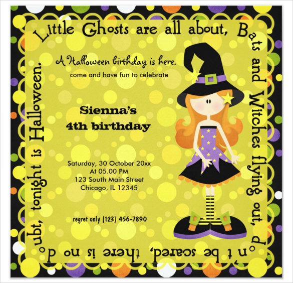 hocus pocus birthday invitation for girls