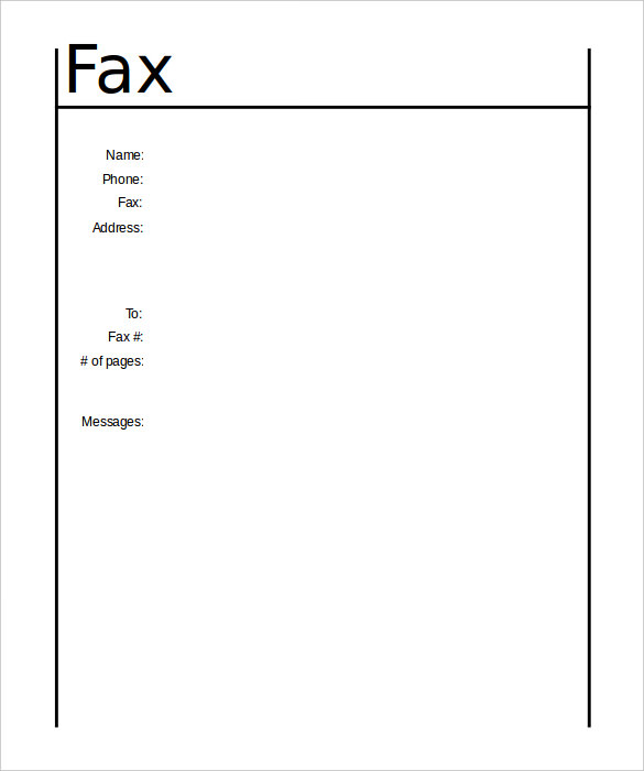  Ms Word Fax Template Download Renewie