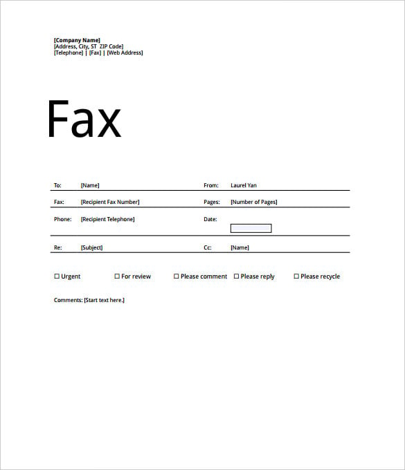 10+ Medical Fax Cover Sheet - Word, PDF