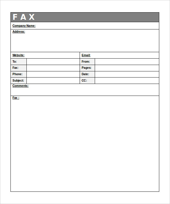 Generic Fax Cover Sheet - 9+ Free Word, PDF Documents Download!