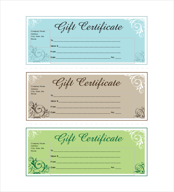 19 Business Gift Certificate Templates Word PSD AI Example Format Download 