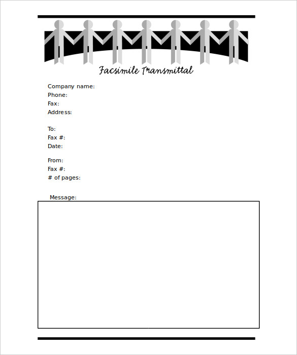 non profit printable fax cover sheet template download