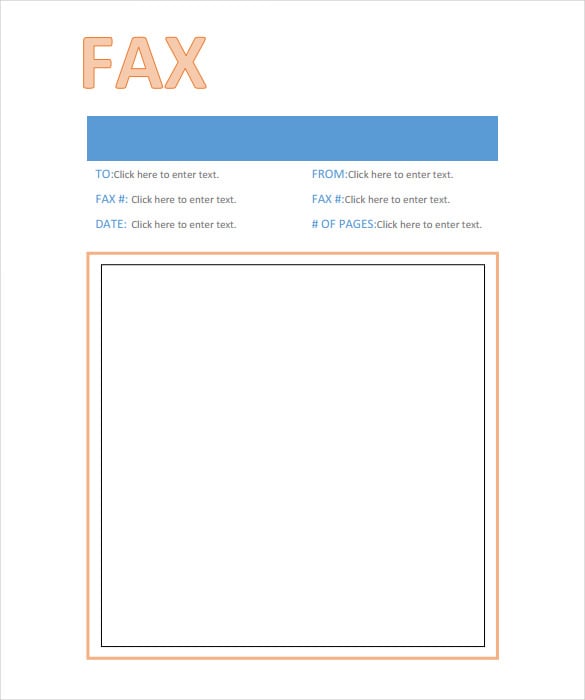 download printable professional fax cover sheet template pdf