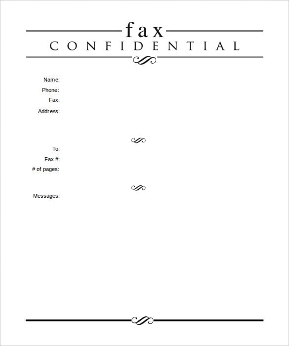 9 professional fax cover sheet templates free sample example format