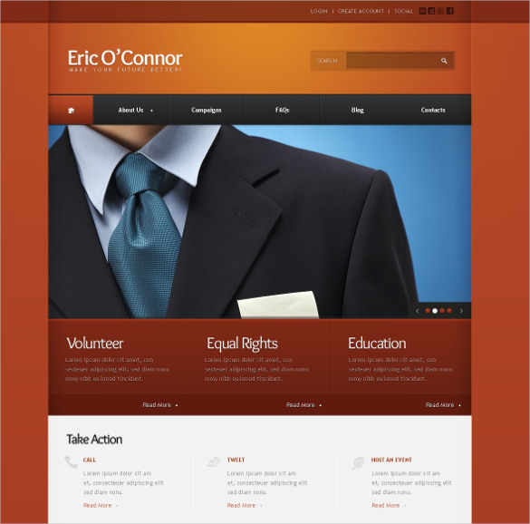Download free Joomla Templates For Government Or Political Site