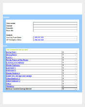 Home Inventory Calculator Template Download