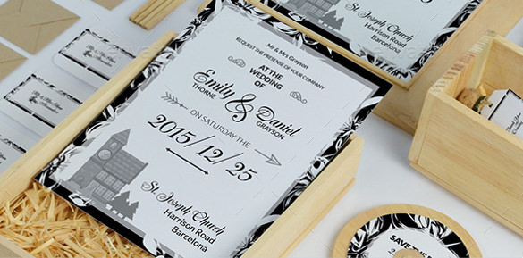 black-white-wedding-invitation-pack-