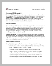 Free Annotated Bibliography Template PDF Format Download