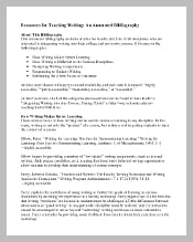 Writing of Teaching Annotated Bibliography Template PDF Format Free Download