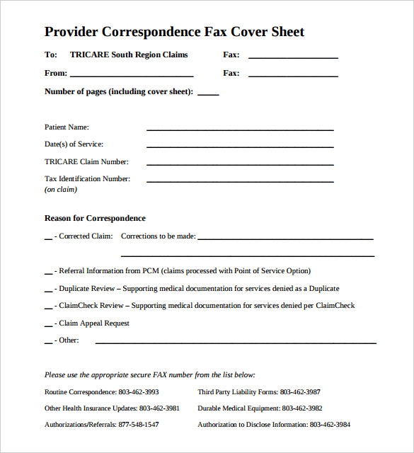 Editable Fax Cover Sheet Template DocTemplates