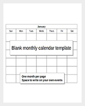Monthly-Calendar-Template