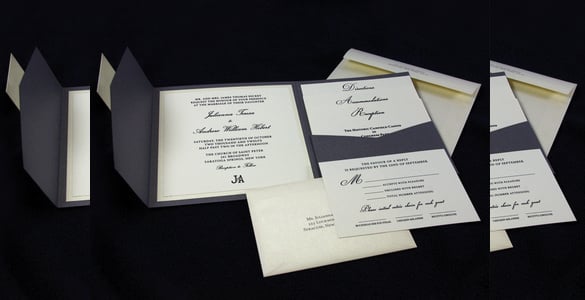 custom wedding invitation design