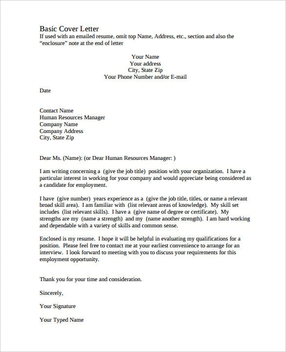 cover letter examples uk pdf