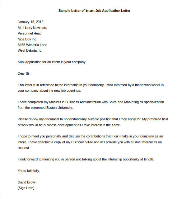 Letter Of Intent Cover Letter from images.template.net